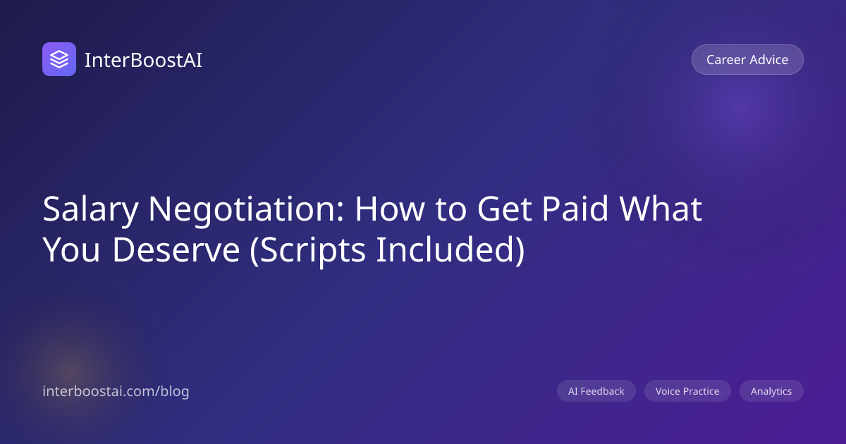 Salary Negotiation: How to Get Paid What You Deserve (Scripts Included ...